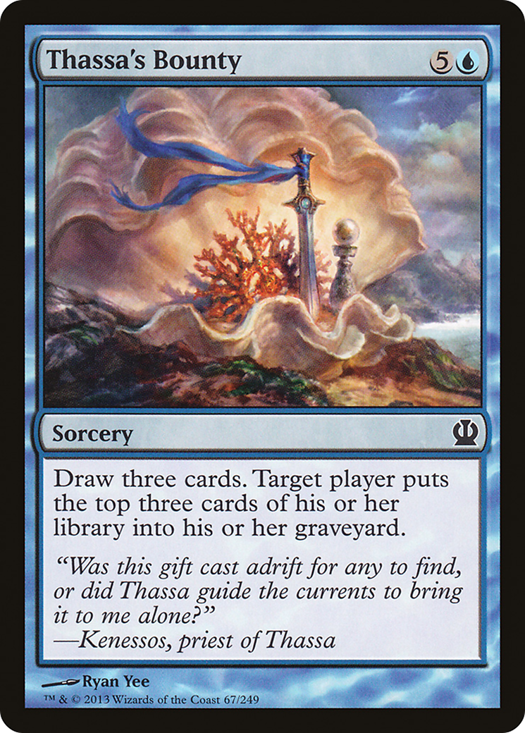 Thassa's Bounty (THS-067) [Theros] MTG Single Wizards of the Coast