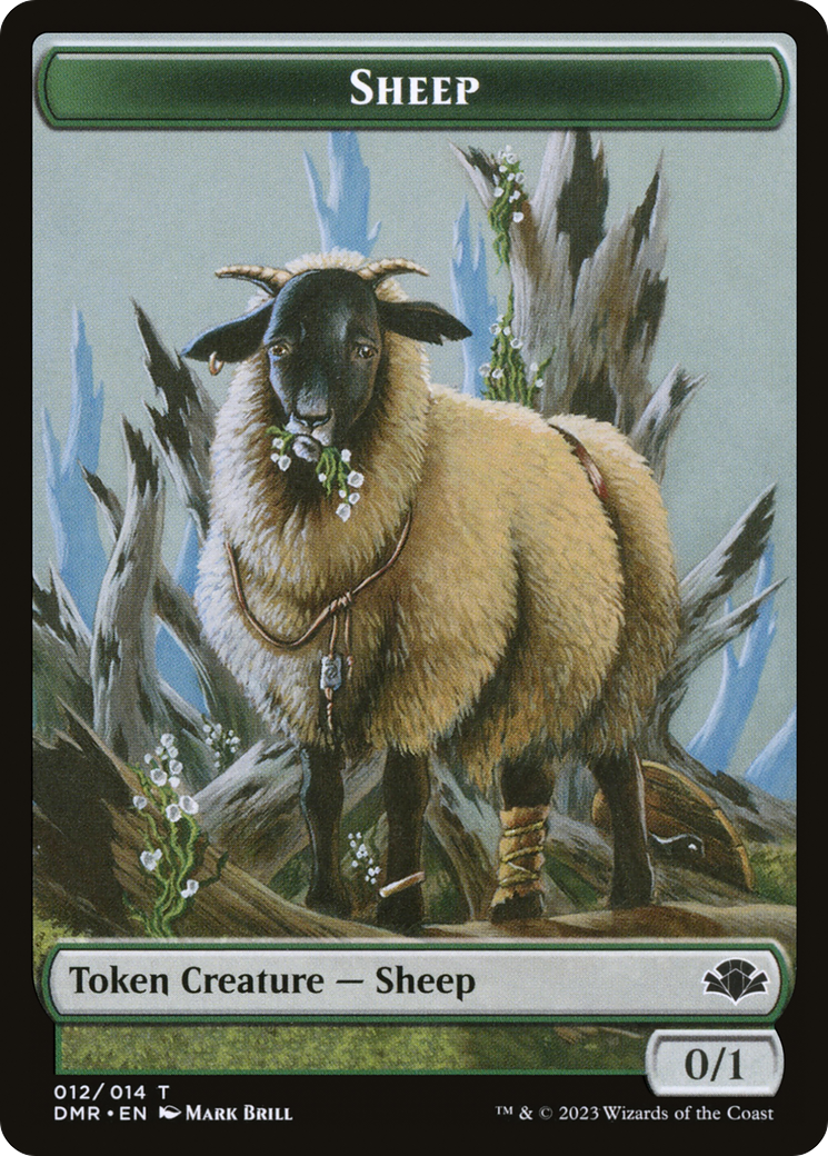 Sheep (TDMR-012) [Tokens] Dominaria Remastered Tokens MTG Single Wizards of the Coast