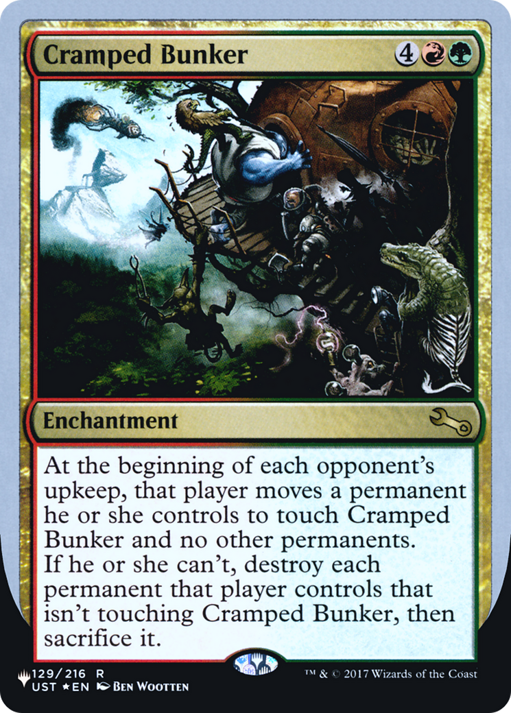 Cramped Bunker (LIST-045) [Mystery Booster] The List (Unfinity Foil Edition) Foil MTG Single Wizards of the Coast