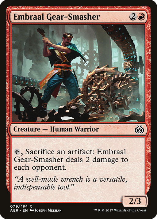 Embraal Gear-Smasher (AER-079) [Aether Revolt] MTG Single Wizards of the Coast