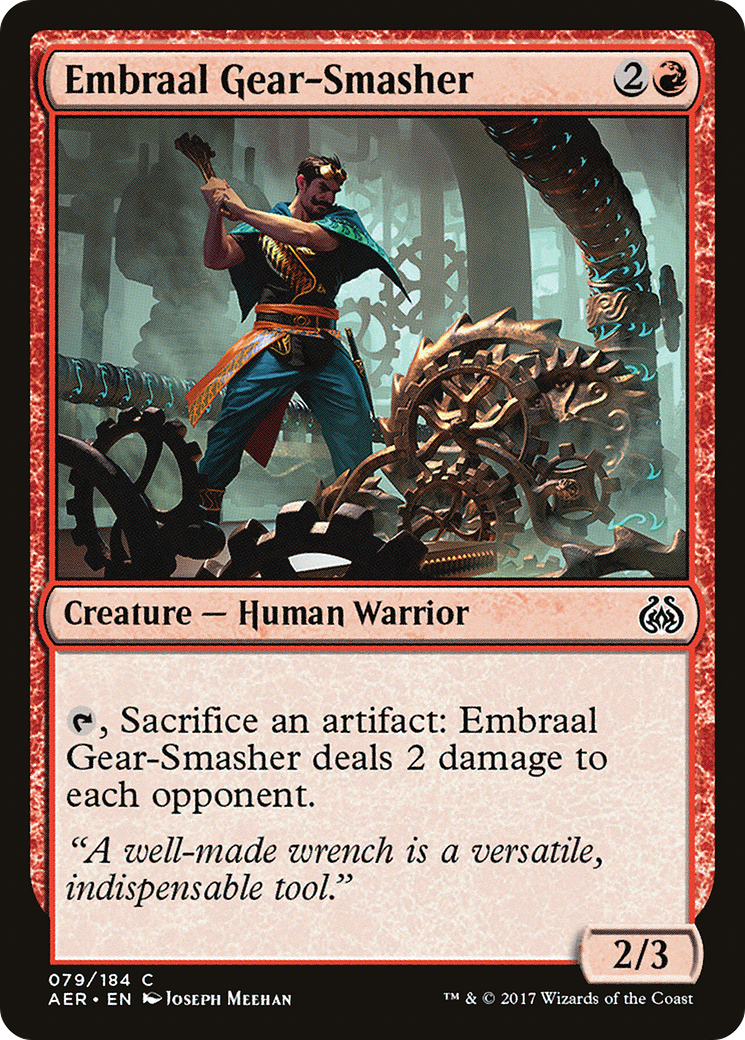 Embraal Gear-Smasher (AER-079) [Aether Revolt] Foil MTG Single Wizards of the Coast