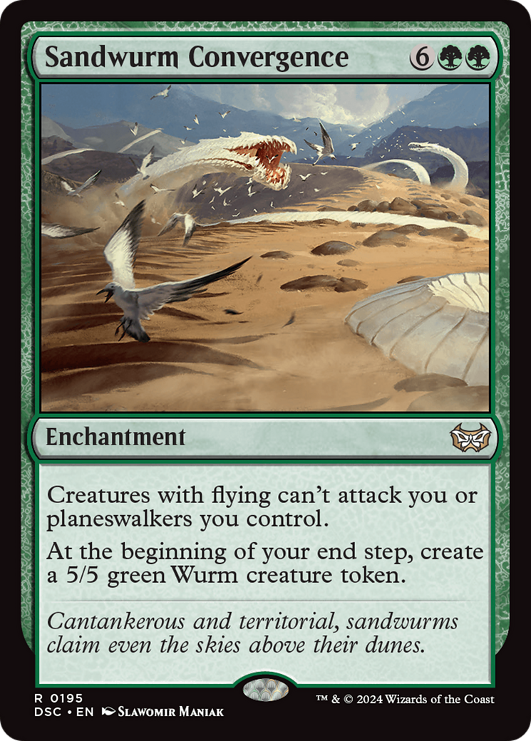 Sandwurm Convergence (DSC-195) [Duskmourn: House of Horror Commander] MTG Single Wizards of the Coast