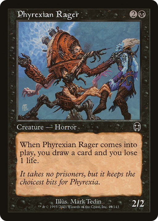 Phyrexian Rager (APC-049) [Apocalypse] MTG Single Wizards of the Coast