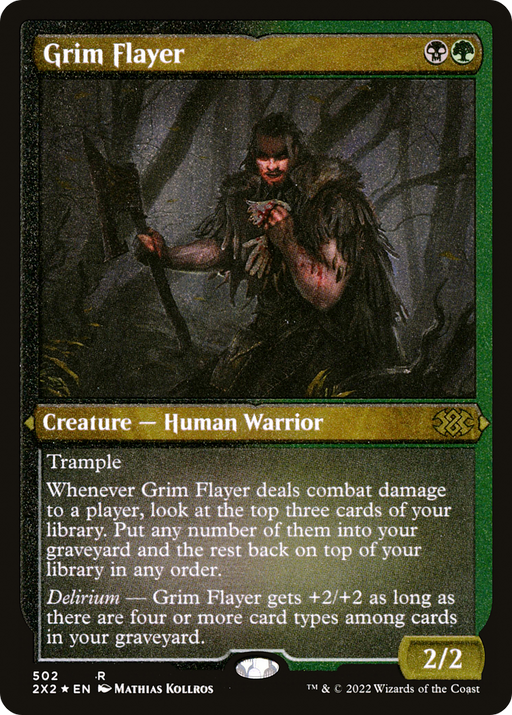 Grim Flayer (2X2-502) [Double Masters 2022] Etched Foil MTG Single Wizards of the Coast