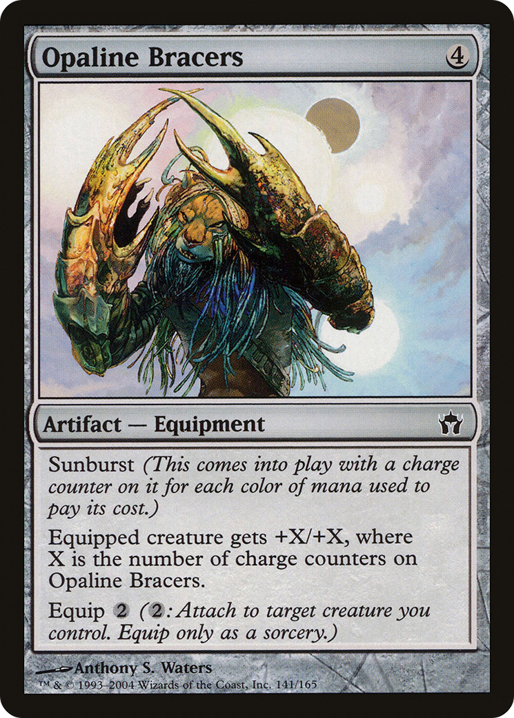 Opaline Bracers (5DN-141) [Fifth Dawn] Foil MTG Single Wizards of the Coast