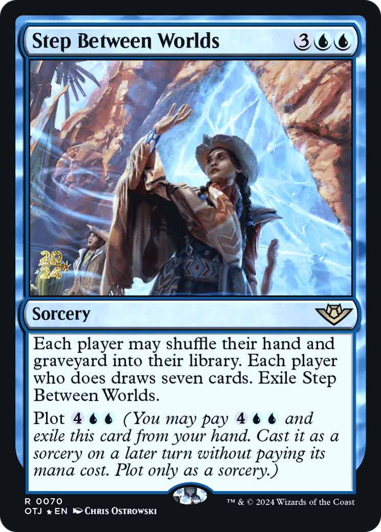 Step Between Worlds (PRE-070) [Outlaws of Thunder Junction Promos] Foil MTG Single Wizards of the Coast