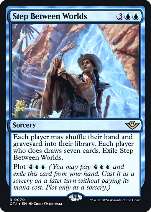 Step Between Worlds (PRE-070) [Outlaws of Thunder Junction Promos] Foil MTG Single Wizards of the Coast