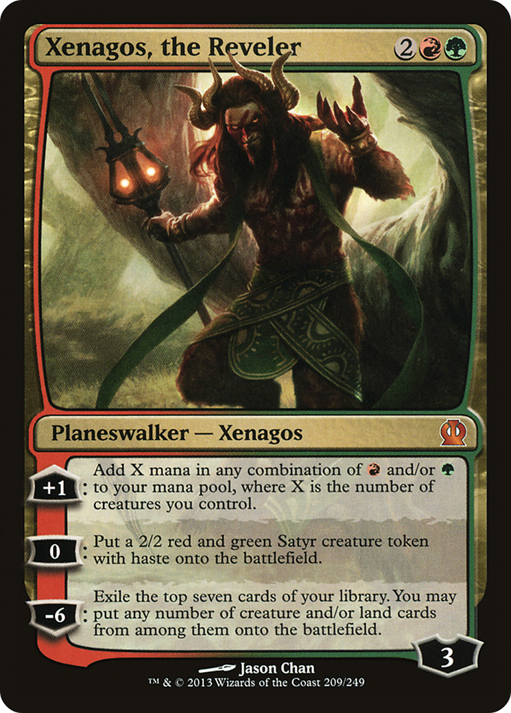 Xenagos, the Reveler (THS-209) [Theros] Foil MTG Single Wizards of the Coast