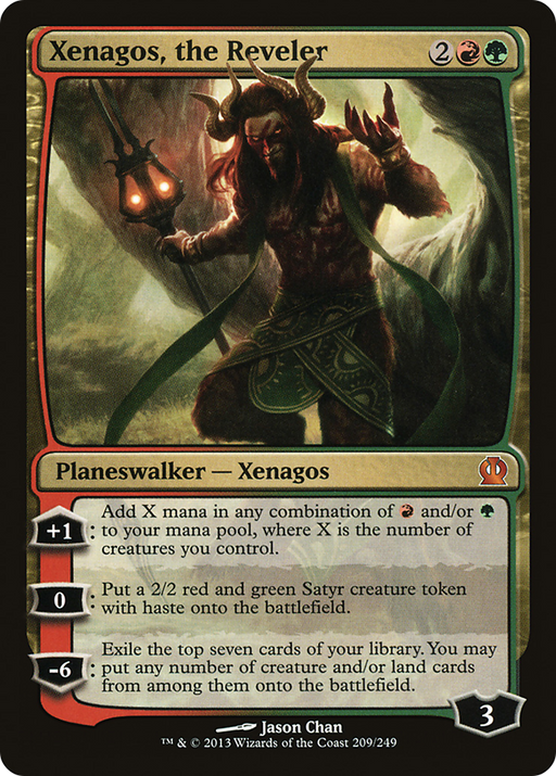 Xenagos, the Reveler (THS-209) [Theros] Foil MTG Single Wizards of the Coast
