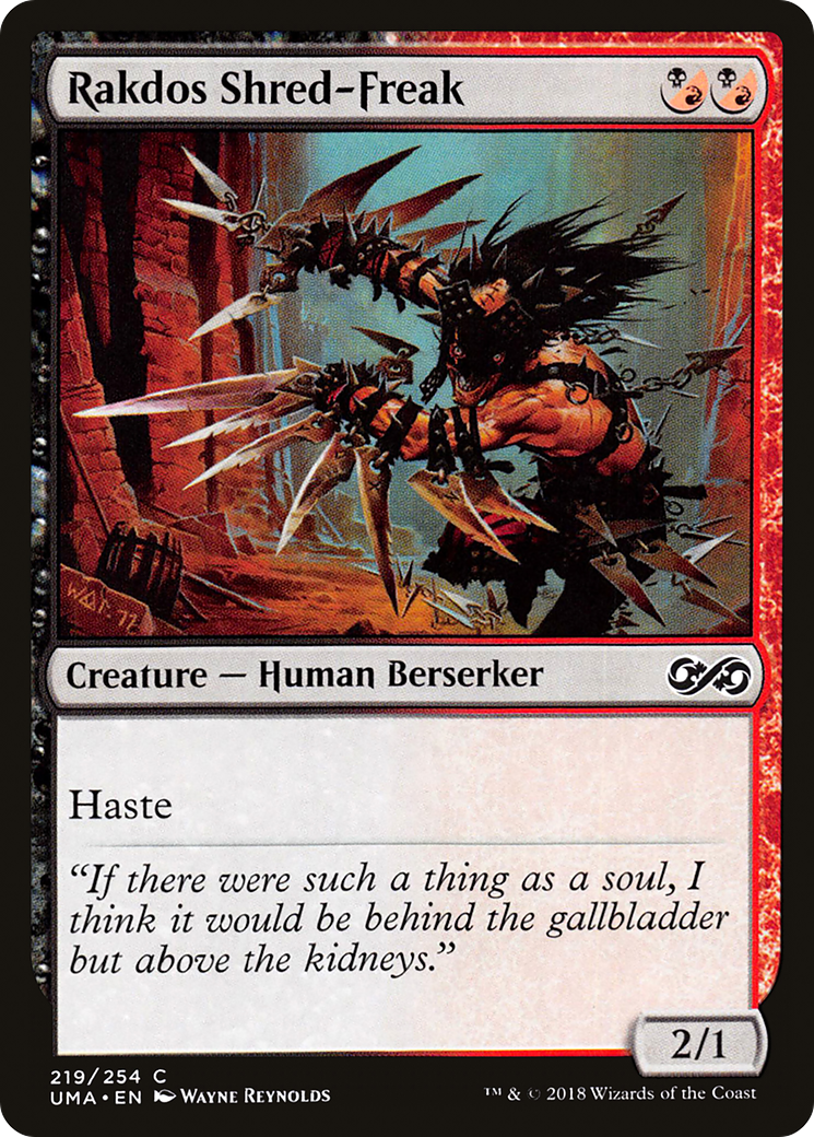 Rakdos Shred-Freak (UMA-219) [Ultimate Masters] Foil MTG Single Wizards of the Coast