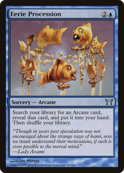 Eerie Procession (CHK-058) [Champions of Kamigawa] Foil MTG Single Wizards of the Coast
