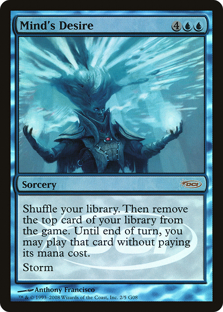 Mind's Desire (JDG-002) [Misc] Judge Gift Cards 2008 Foil MTG Single Wizards of the Coast