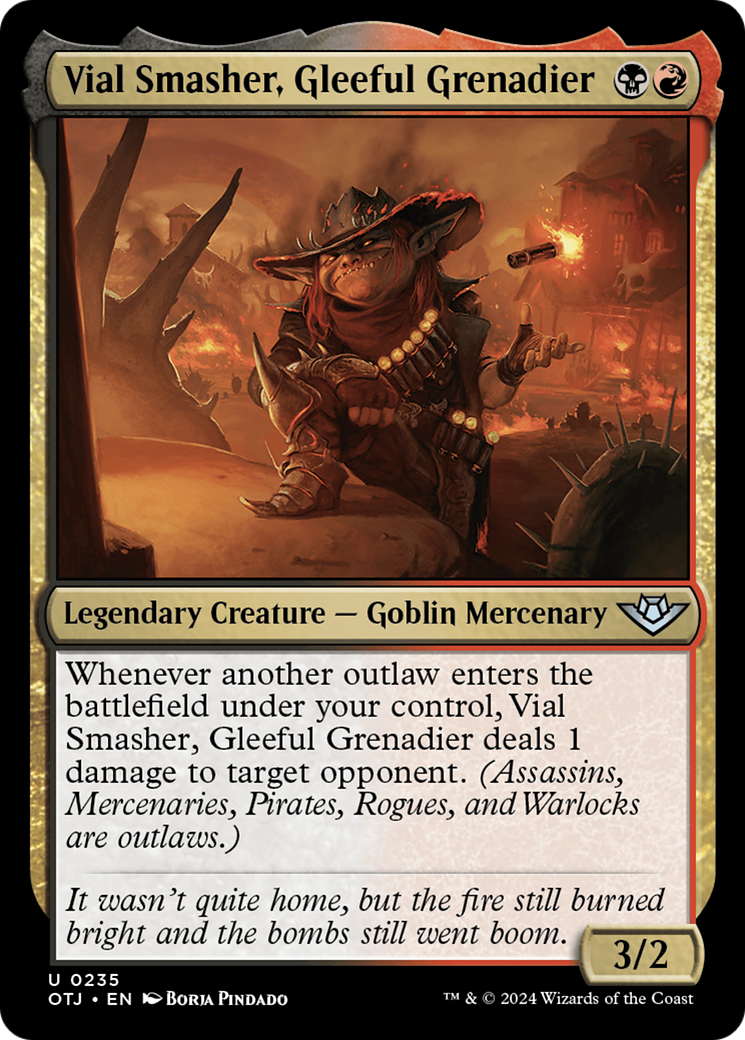 Vial Smasher, Gleeful Grenadier (OTJ-235) [Outlaws of Thunder Junction] MTG Single Wizards of the Coast