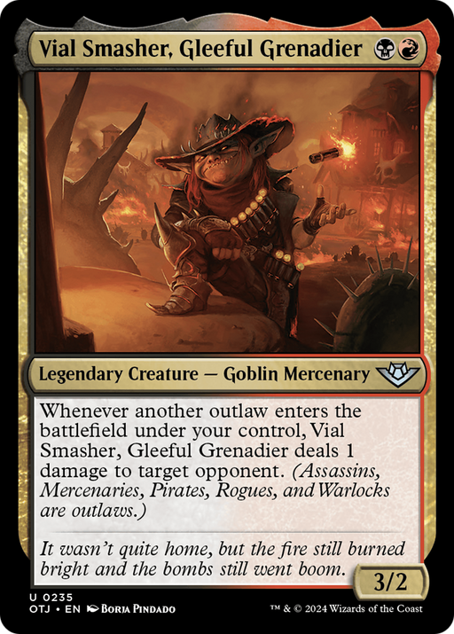 Vial Smasher, Gleeful Grenadier (OTJ-235) [Outlaws of Thunder Junction] MTG Single Wizards of the Coast