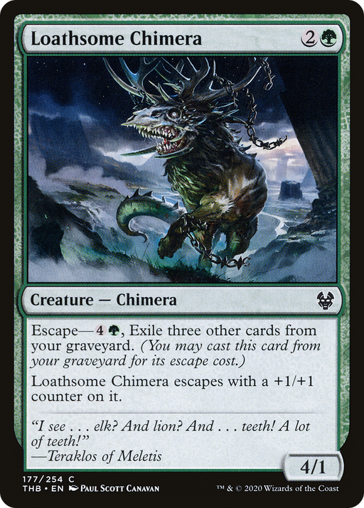 Loathsome Chimera (THB-177) [Theros Beyond Death] MTG Single Wizards of the Coast