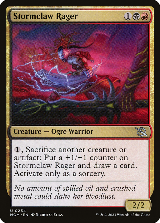 Stormclaw Rager (MOM-254) [March of the Machine] MTG Single Wizards of the Coast