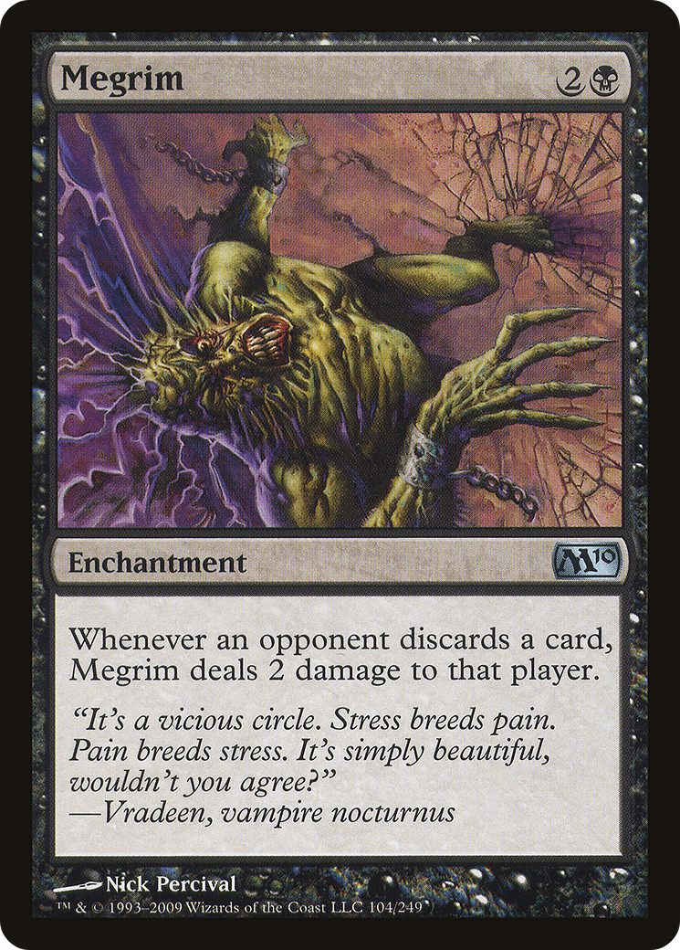 Megrim (M10-104) [Magic 2010] MTG Single Wizards of the Coast