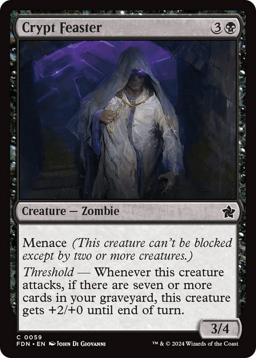 Crypt Feaster (FDN-059) [Foundations] MTG Single Wizards of the Coast