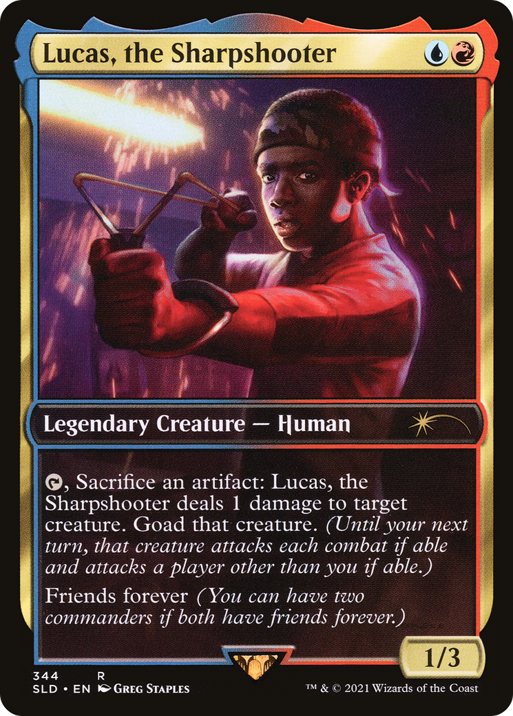 Lucas, the Sharpshooter (SLD-344) [Secret Lair] Drop Foil MTG Single Wizards of the Coast
