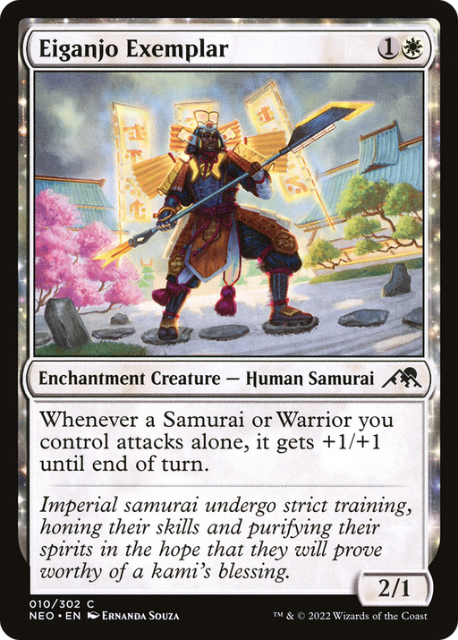 Eiganjo Exemplar (NEO-010) [Kamigawa: Neon Dynasty] MTG Single Wizards of the Coast