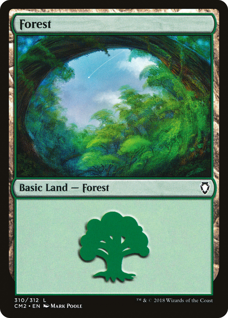 Forest (CM2-310) [Commander Anthology Volume II] MTG Single Wizards of the Coast