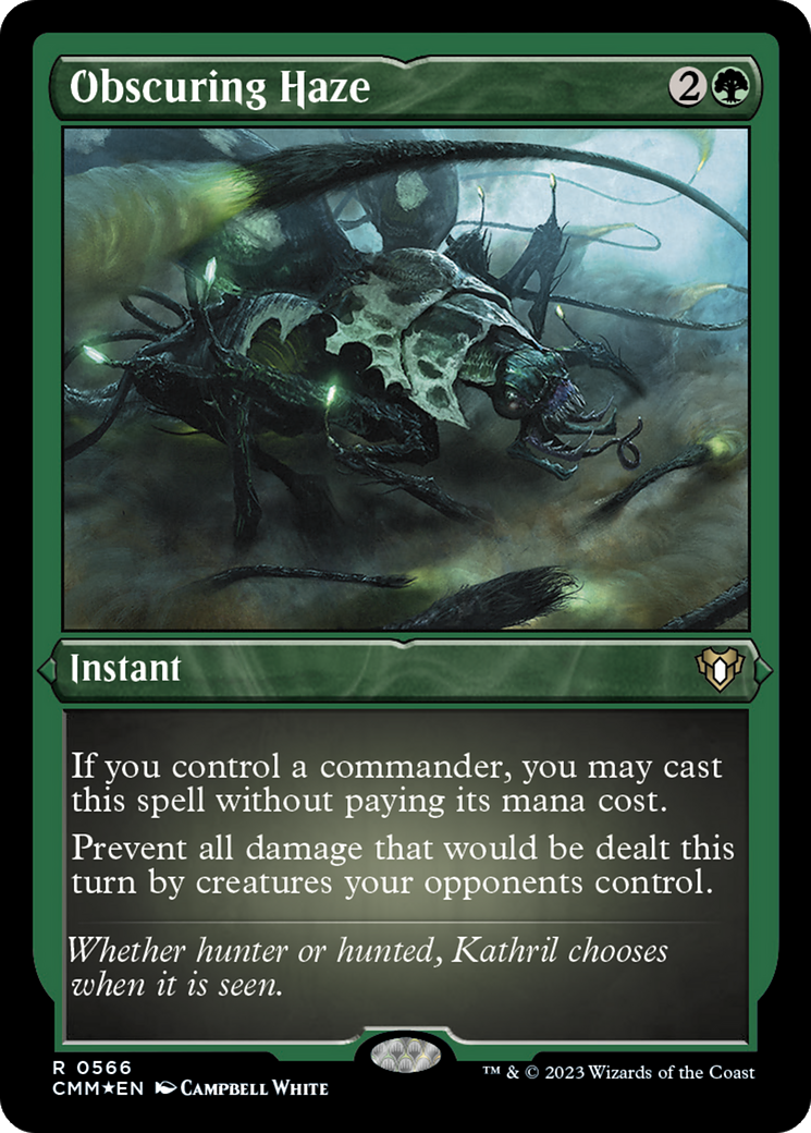 Obscuring Haze (Foil Etched) [Commander Masters] MTG Single Magic: The Gathering