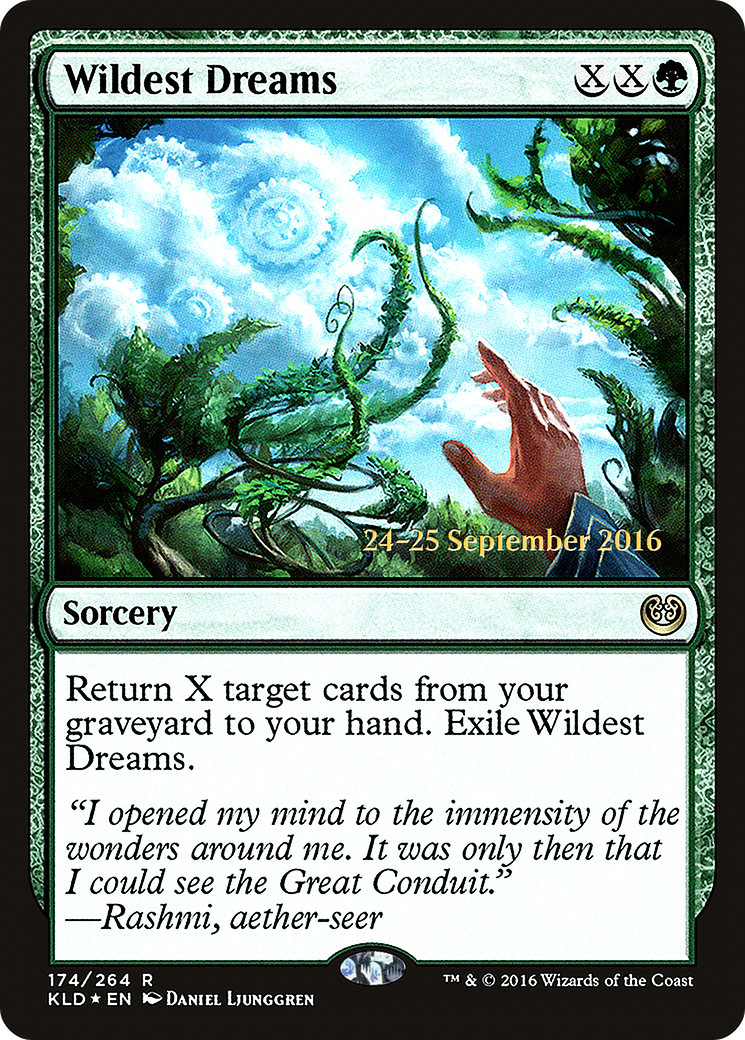 Wildest Dreams (PRE-174) [Kaladesh Promos] Foil MTG Single Wizards of the Coast