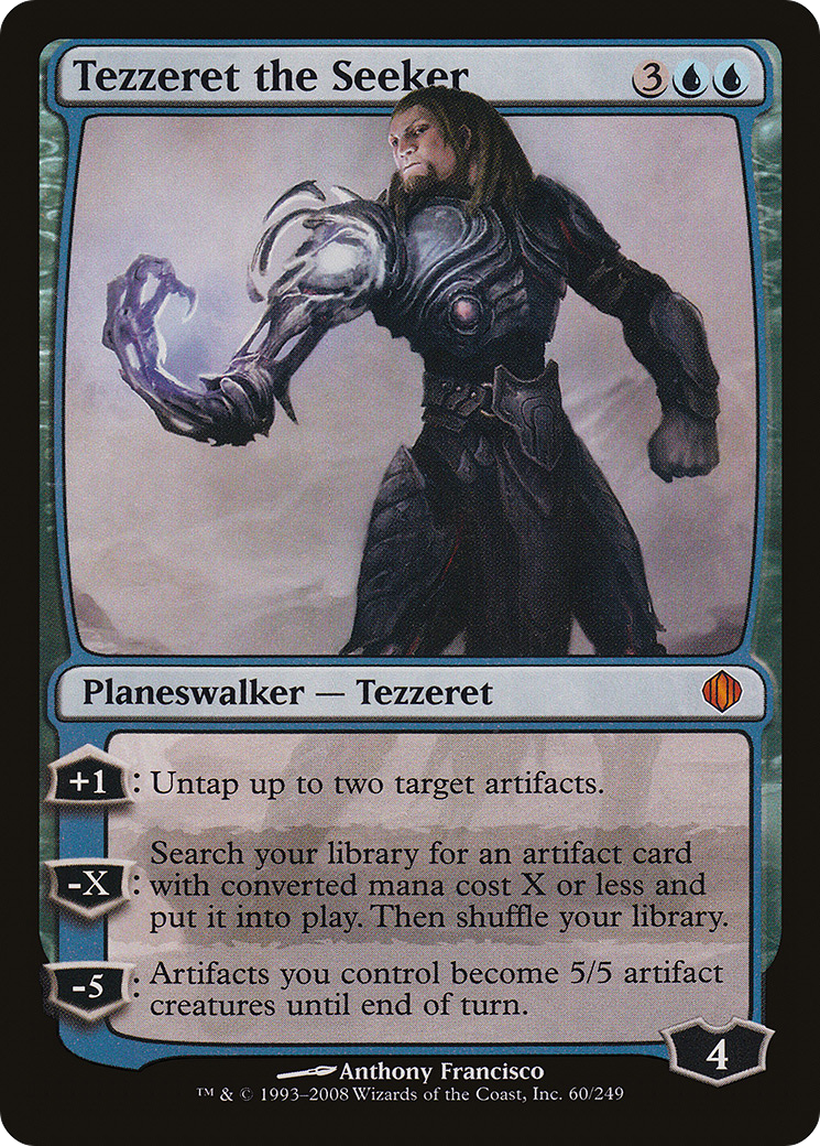 Tezzeret the Seeker (ALA-060) [Shards of Alara] Foil MTG Single Wizards of the Coast