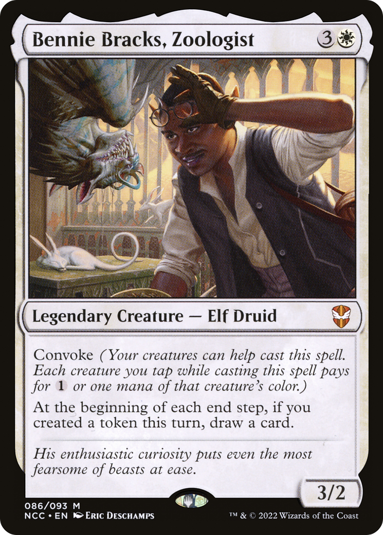 Bennie Bracks, Zoologist (NCC-086) [New Capenna Commander] Foil MTG Single Wizards of the Coast