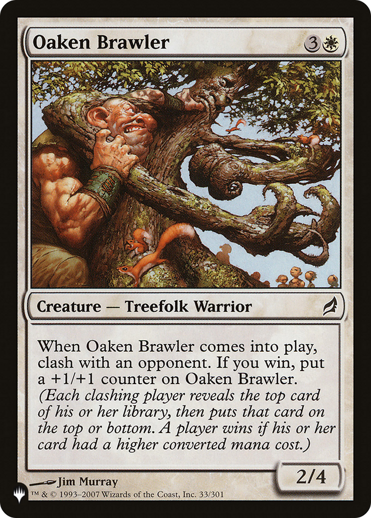 Oaken Brawler (LIST-LRW-33) [Mystery Booster] The List MTG Single Wizards of the Coast
