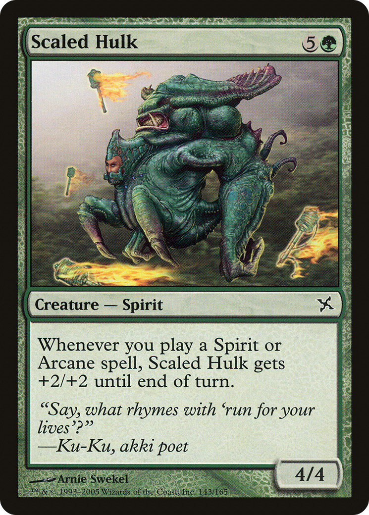 Scaled Hulk [Betrayers of Kamigawa] MTG Single Magic: The Gathering   