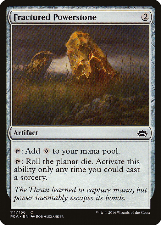Fractured Powerstone (PCA-111) [Misc] Planechase Anthology MTG Single Wizards of the Coast