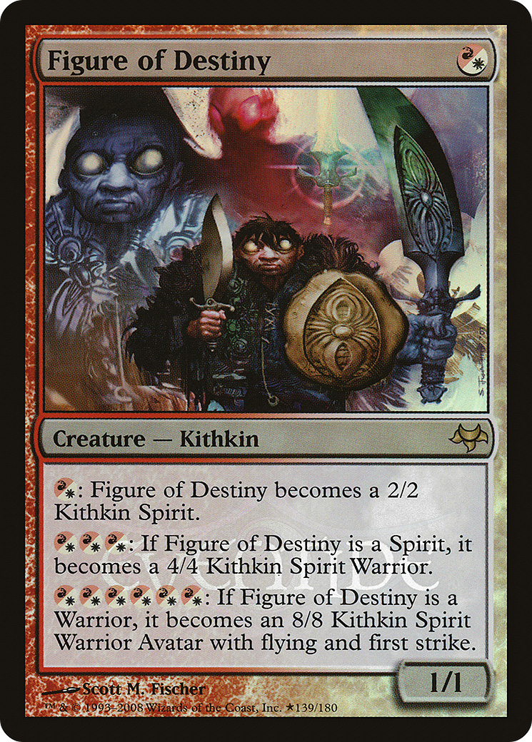 Figure of Destiny (LARP-139) [Eventide Promos] Foil MTG Single Wizards of the Coast