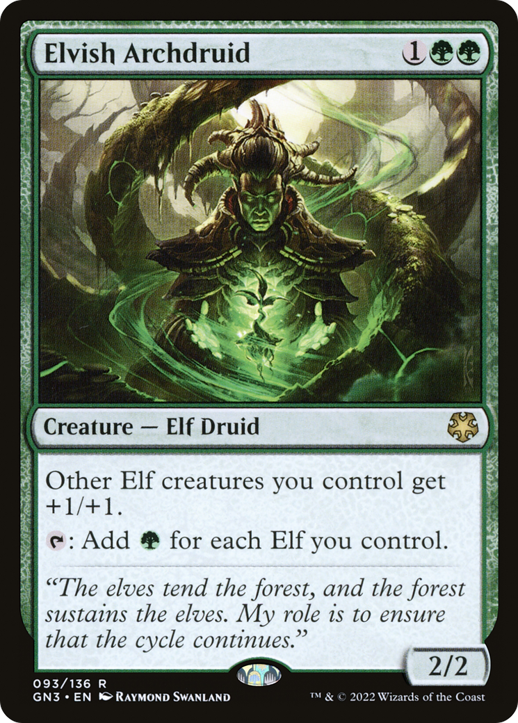 Elvish Archdruid (GN3-093) [Misc] Game Night: Free-for-All MTG Single Wizards of the Coast