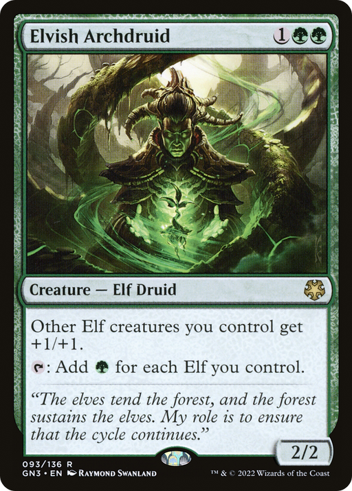 Elvish Archdruid (GN3-093) [Misc] Game Night: Free-for-All MTG Single Wizards of the Coast