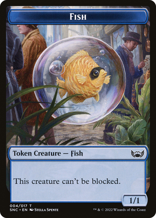 Fish (TSNC-004) [Tokens] Streets of New Capenna Tokens MTG Single Wizards of the Coast