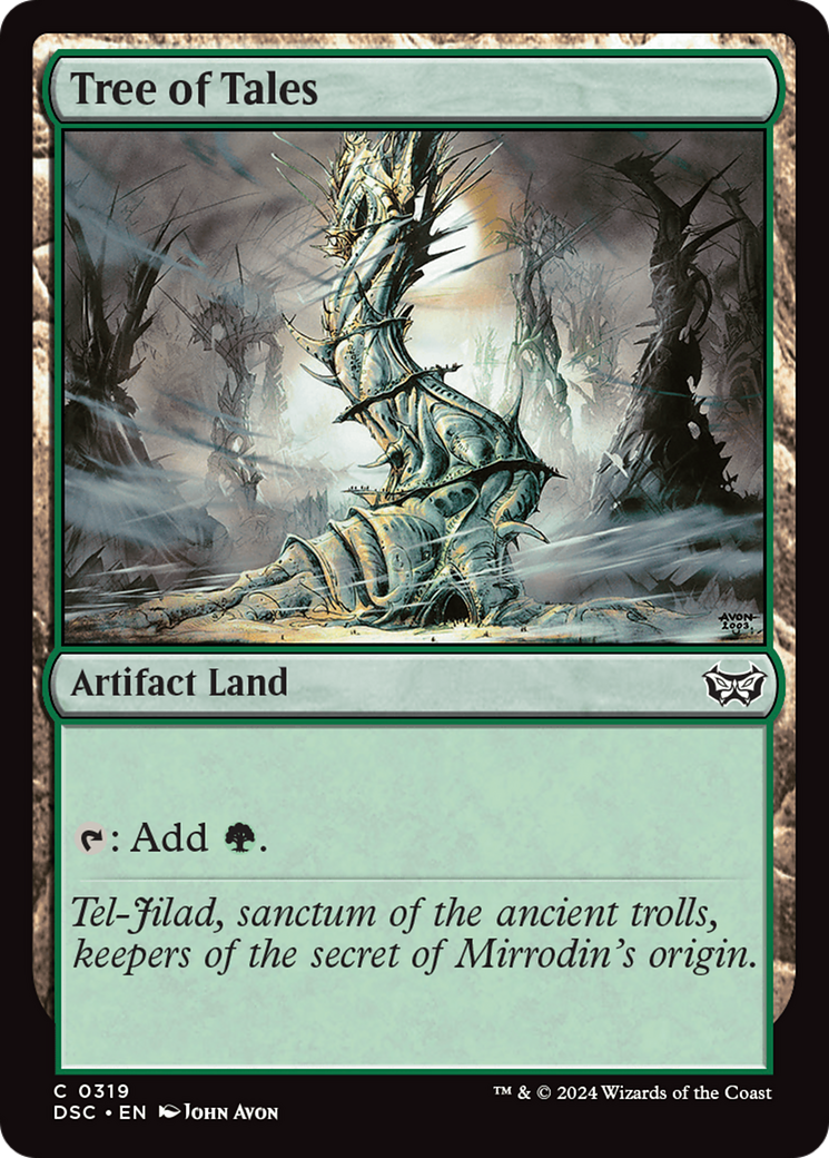 Tree of Tales (DSC-319) [Duskmourn: House of Horror Commander] MTG Single Wizards of the Coast