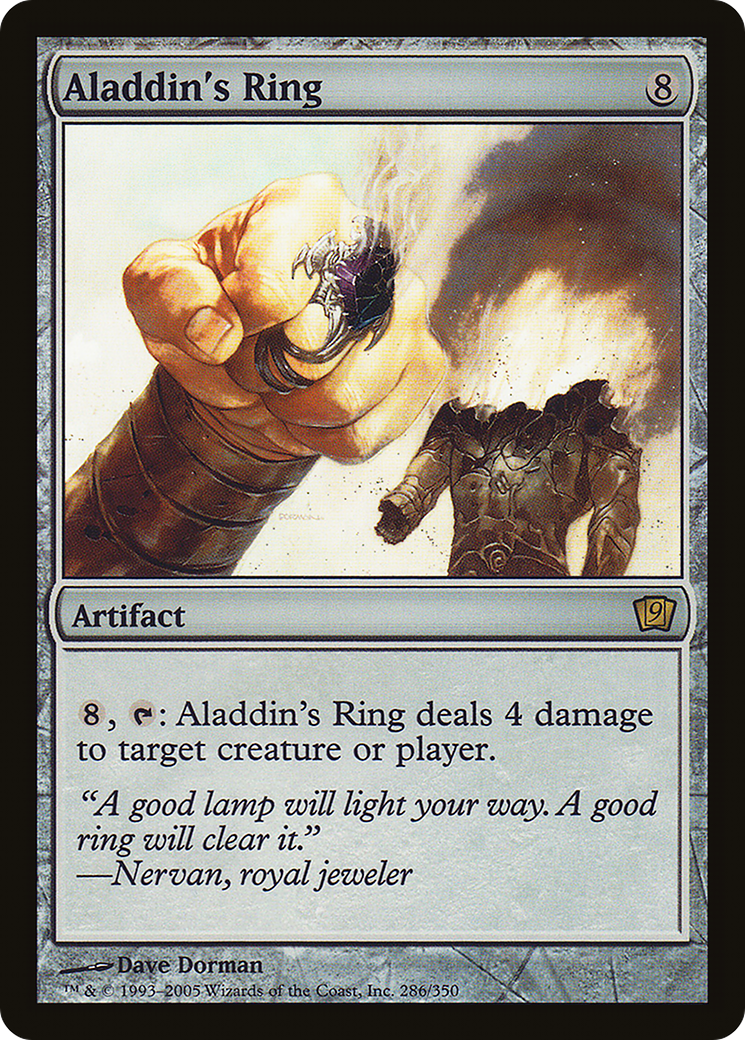 Aladdin's Ring (9ED-286) [9th Edition] MTG Single Wizards of the Coast