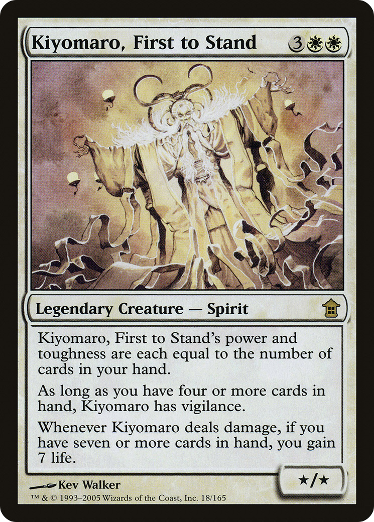 Kiyomaro, First to Stand (SOK-018) [Saviors of Kamigawa] Foil MTG Single Wizards of the Coast