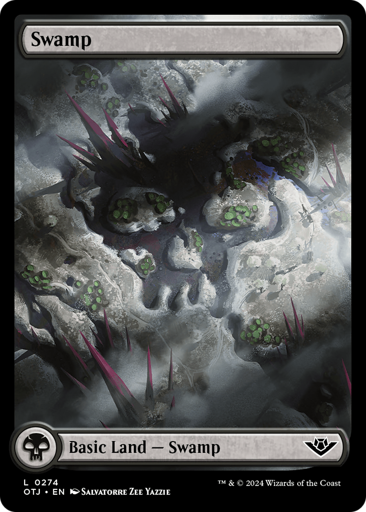 Swamp (0274) (OTJ-274) [Outlaws of Thunder Junction] MTG Single Wizards of the Coast