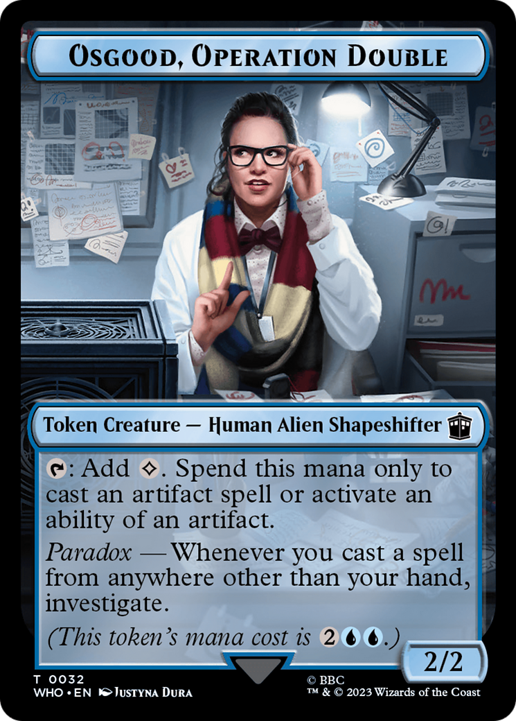 Osgood, Operation Double (TWHO-032) [Tokens] Doctor Who Tokens Foil MTG Single Wizards of the Coast