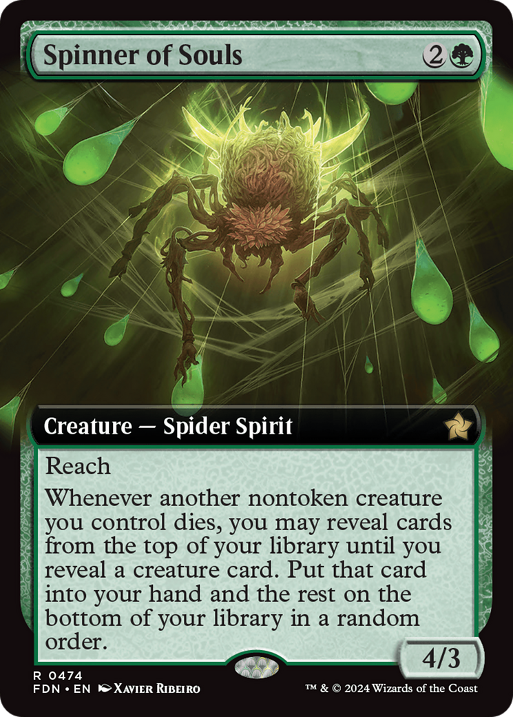 Spinner of Souls (FDN-474) [Foundations] (Extended Art) MTG Single Wizards of the Coast