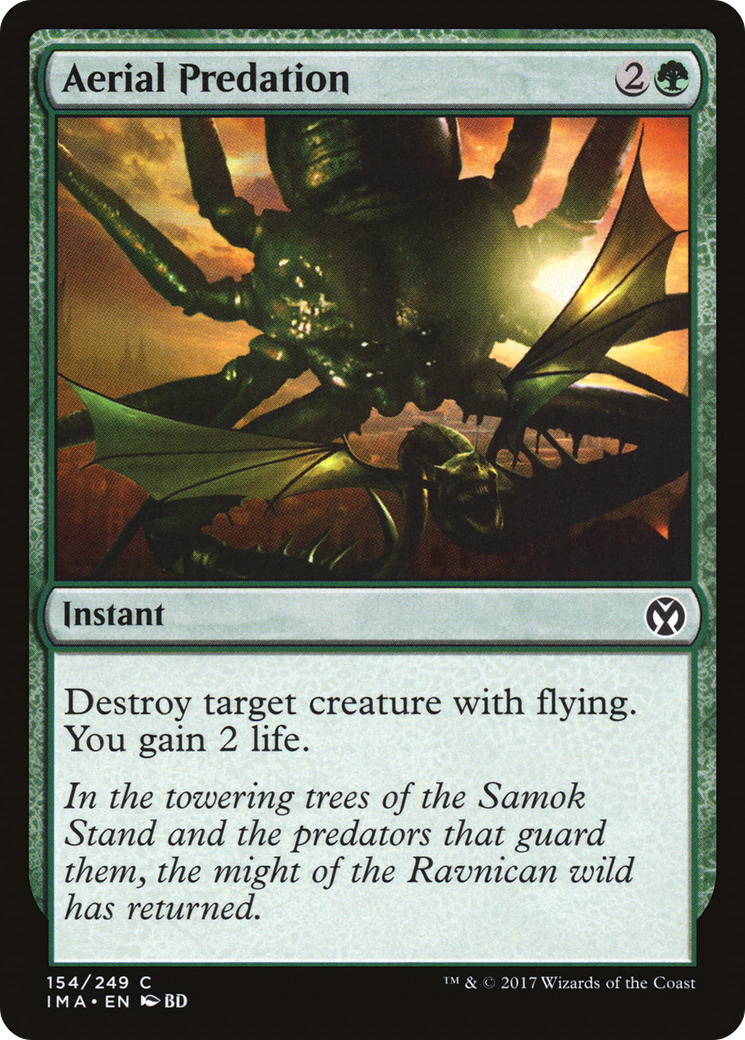 Aerial Predation (IMA-154) [Iconic Masters] Foil MTG Single Wizards of the Coast