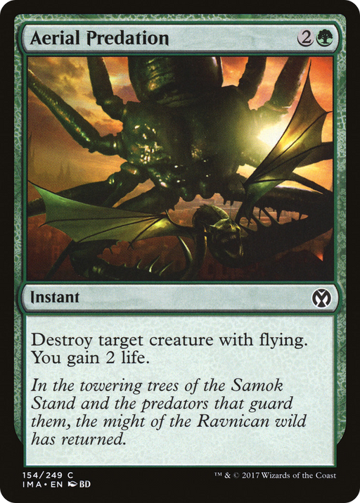 Aerial Predation (IMA-154) [Iconic Masters] MTG Single Wizards of the Coast