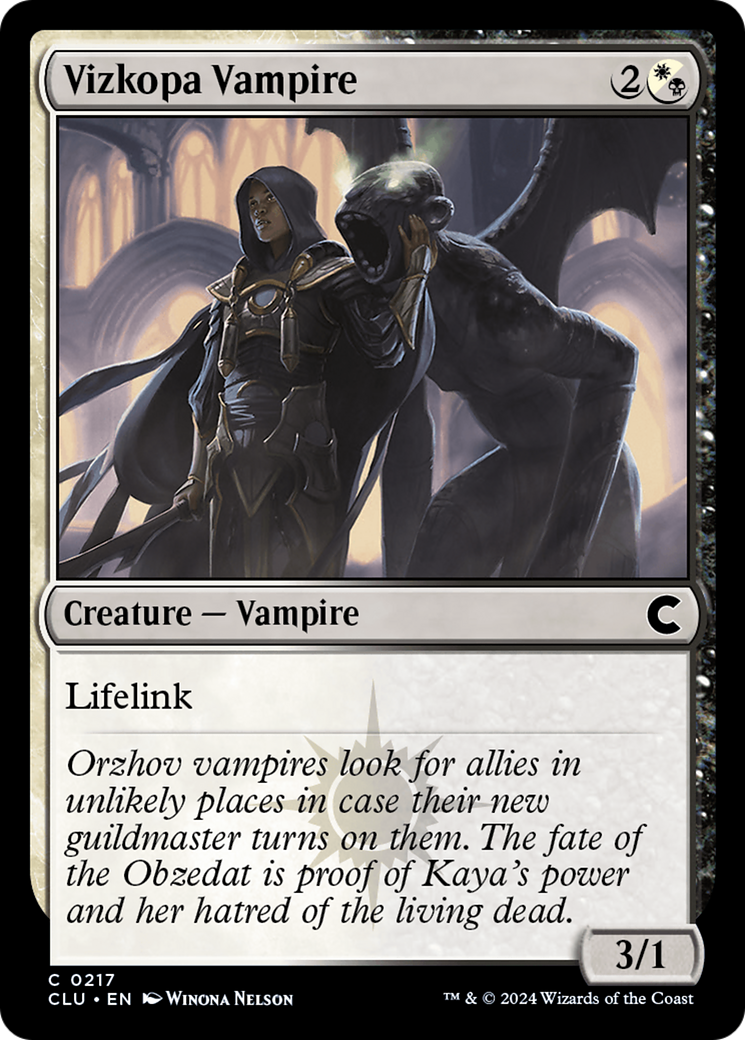 Vizkopa Vampire (CLU-217) [Ravnica: Clue Edition] MTG Single Wizards of the Coast
