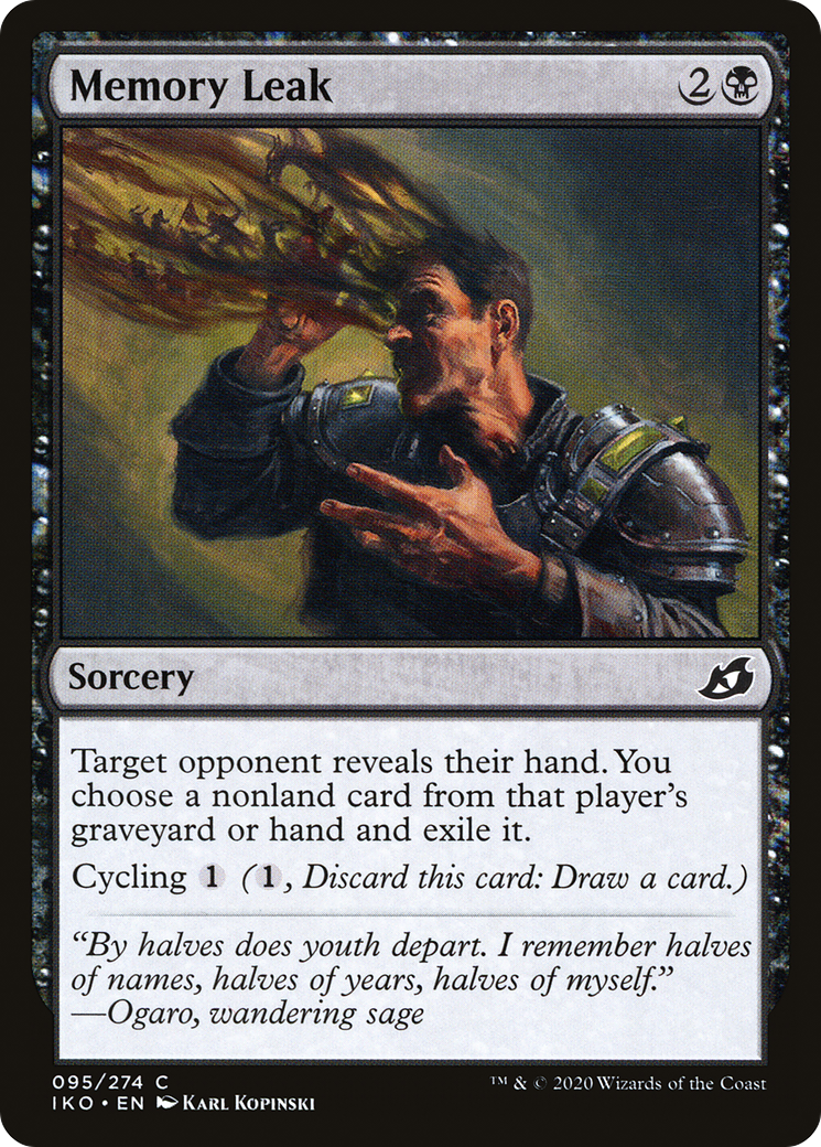 Memory Leak (IKO-095) [Ikoria: Lair of Behemoths] MTG Single Wizards of the Coast