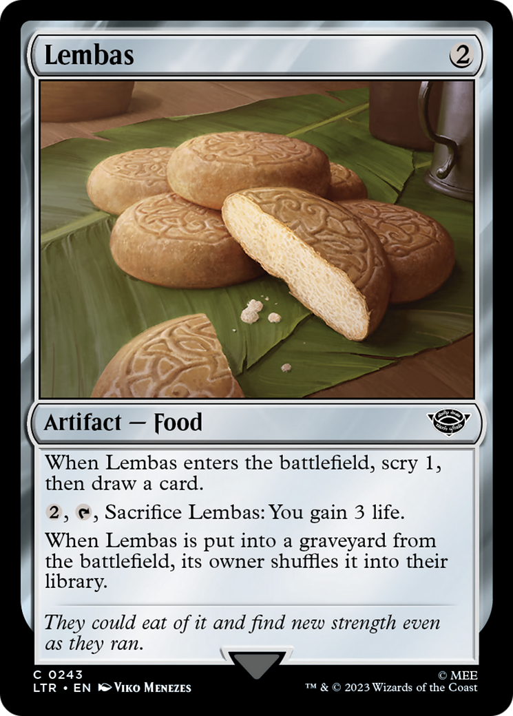 Lembas (LTR-243) [The Lord of the Rings: Tales of Middle-earth] Foil MTG Single Wizards of the Coast