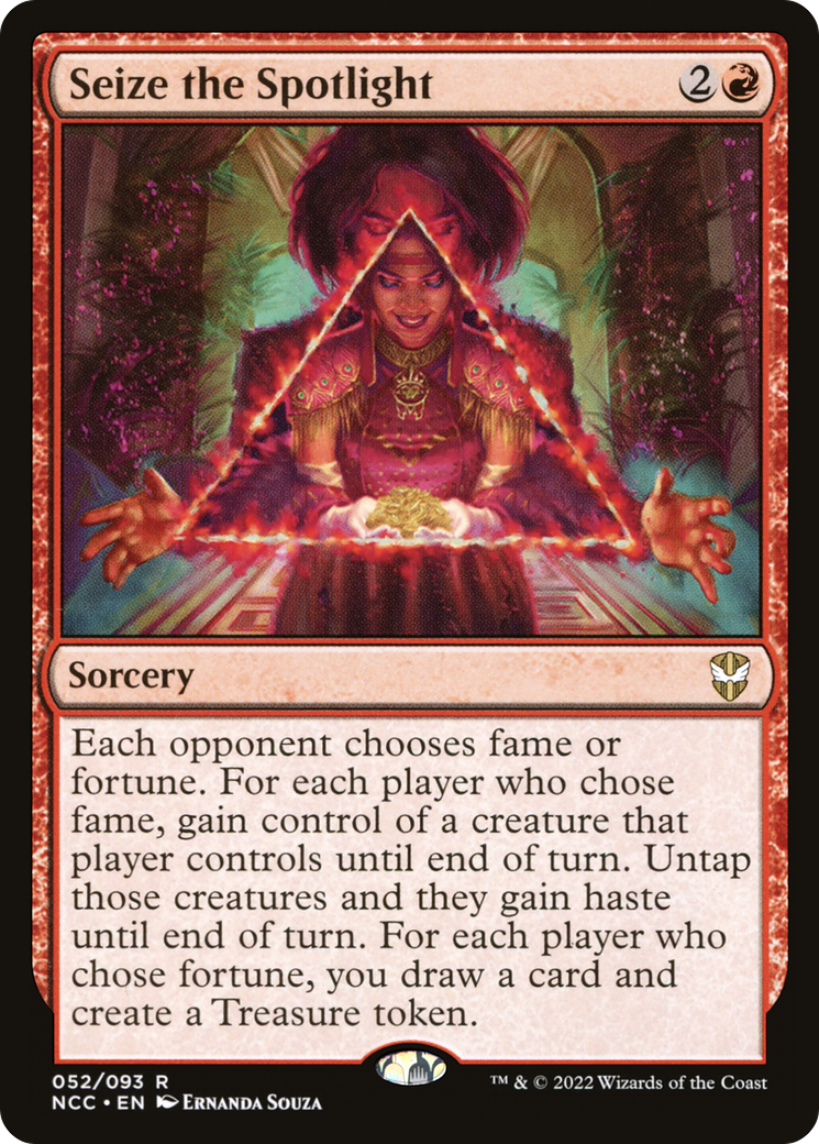 Seize the Spotlight (NCC-052) [New Capenna Commander] MTG Single Wizards of the Coast
