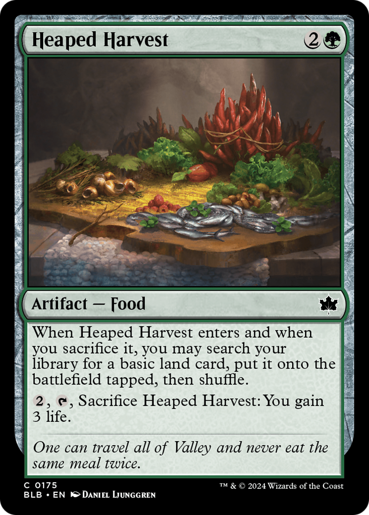Heaped Harvest (BLB-175) [Bloomburrow] MTG Single Wizards of the Coast