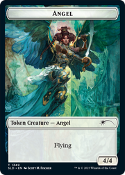 Angel // Spirit Double-Sided Token [Secret Lair] Drop Series MTG Single Magic: The Gathering